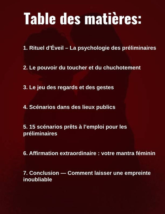 Maître des préliminaires – Techniques qui le rendront accro